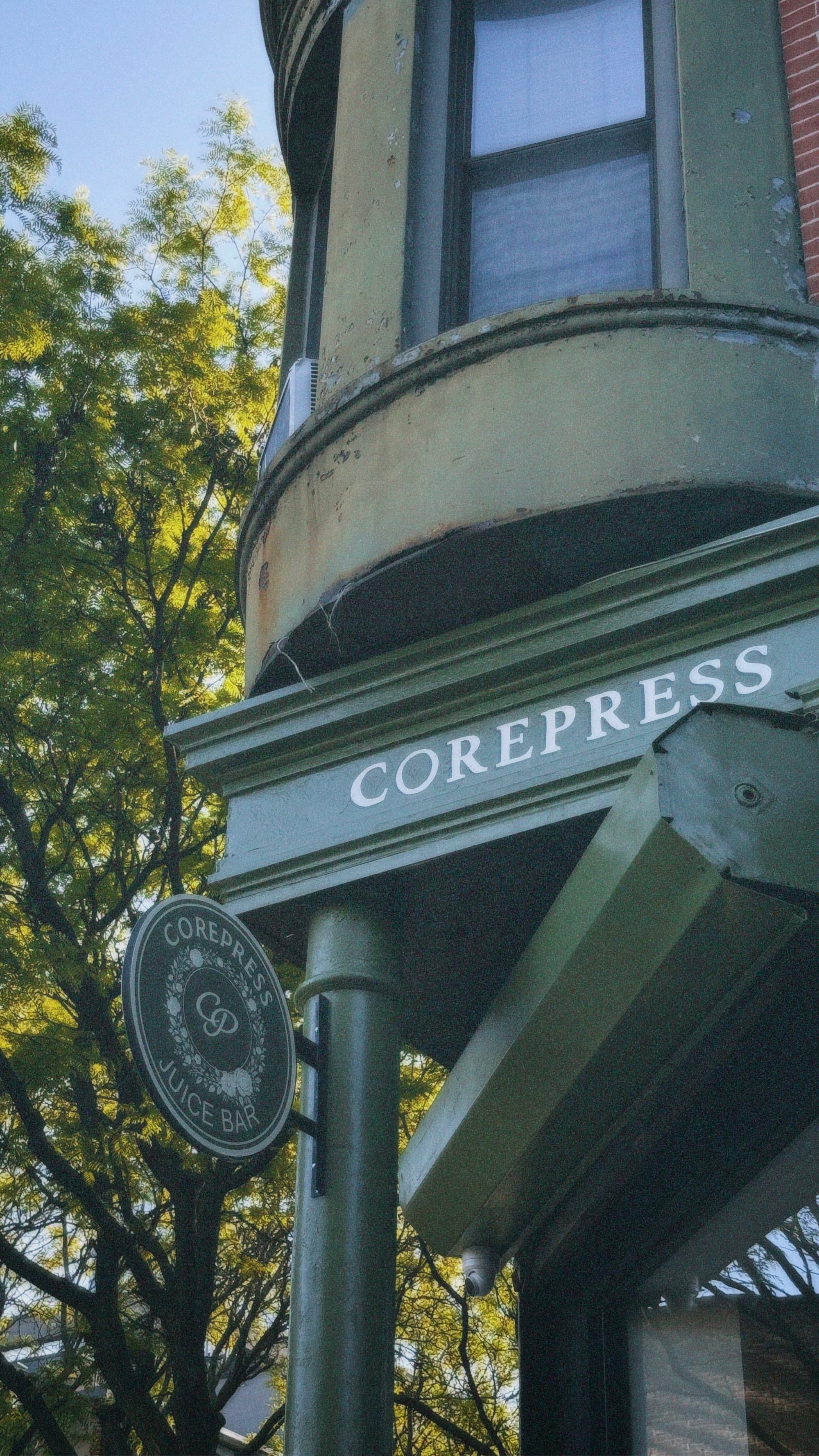 The CorePress storefront on Franklin Street in Greenpoint